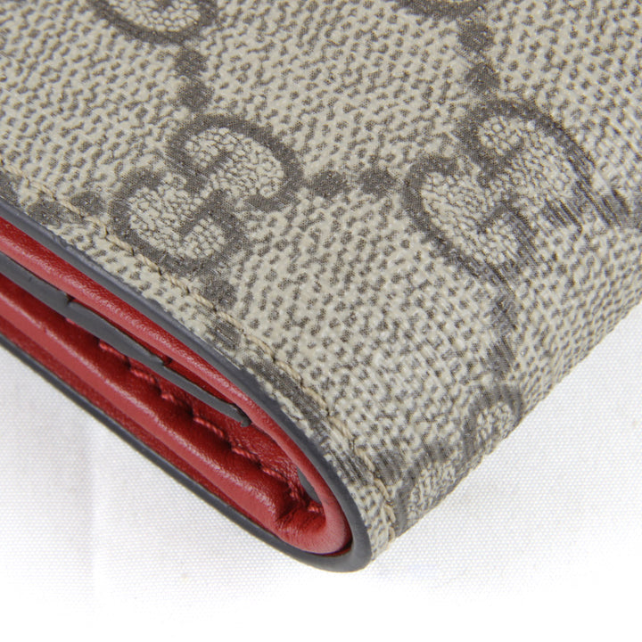 美品『USED』 
GUCCI グッチ 
 476050-8694 二つ折り財布 
GGスプリームキャンバス ベージュ