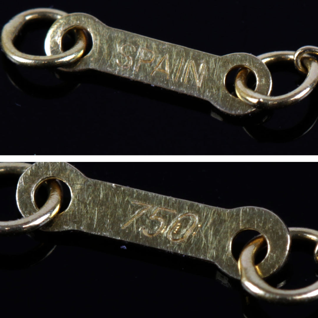 美品『USED』 K18 
TIFFANY&Co.  エルサ・ペレッティ オープンハート 3連 ネックレス
 2.7g