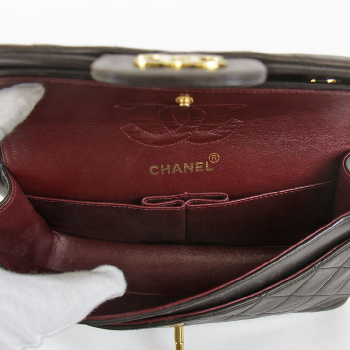 『USED』 
CHANEL シャネル 
 マトラッセ ショルダーバッグ 
ラムスキン ブラック