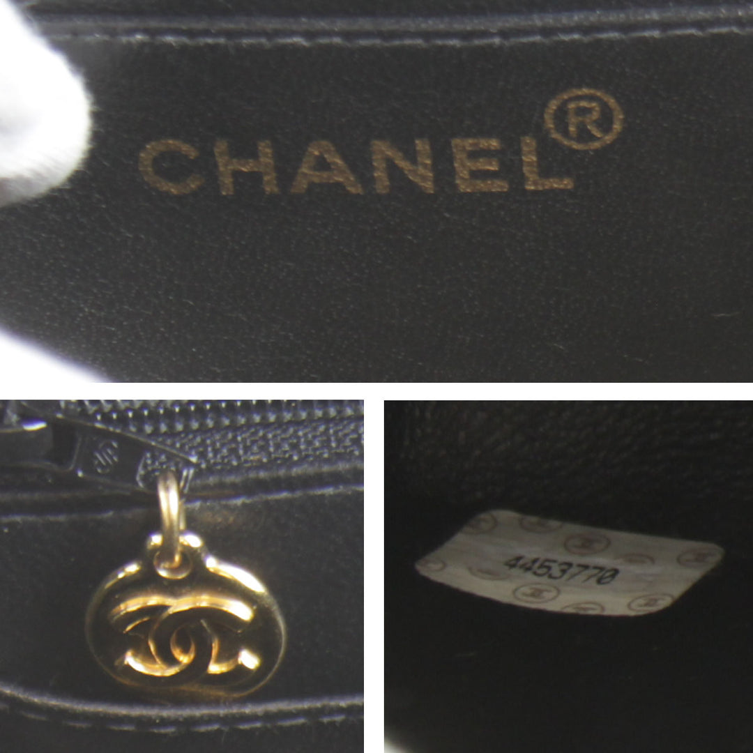 『USED』 
CHANEL シャネル 
 ダイアナマトラッセ チェーンショルダー ショルダーバッグ 
ラムスキン ブラック