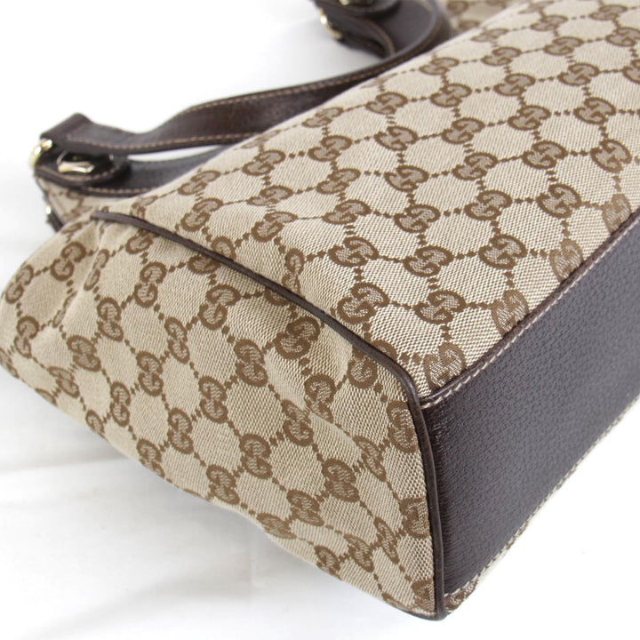 『USED』 
GUCCI グッチ 
 トートバッグ 
GGキャンバス ベージュ