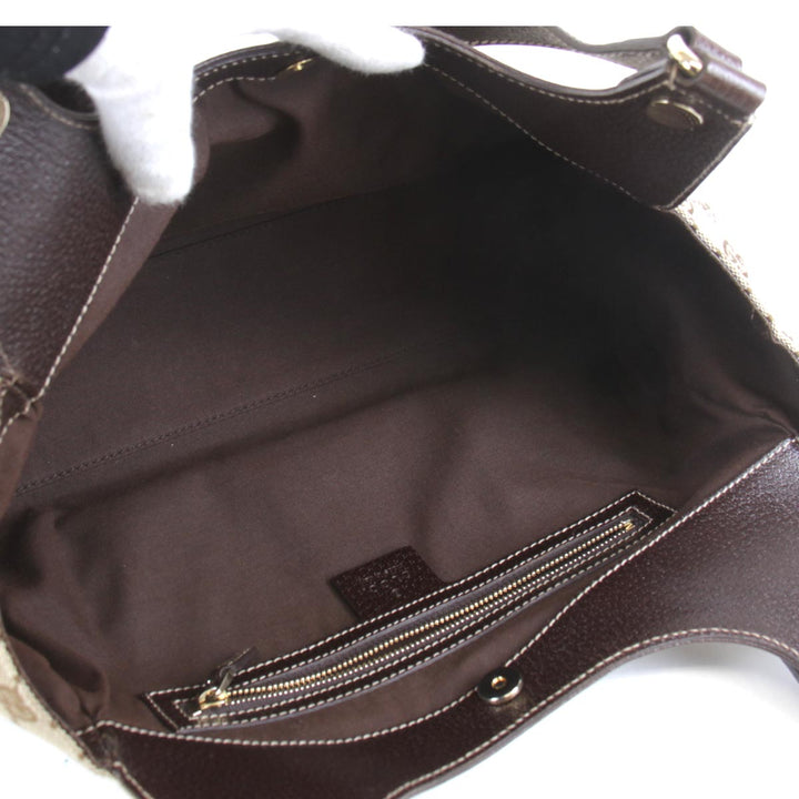 『USED』 
GUCCI グッチ 
 トートバッグ 
GGキャンバス ベージュ