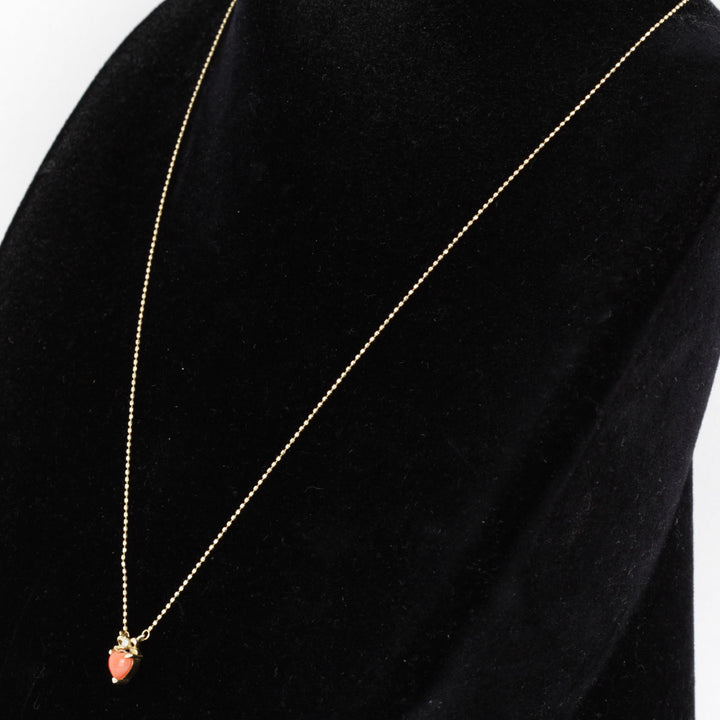 美品『USED』 K10 
 ハート ネックレス
 1.2g