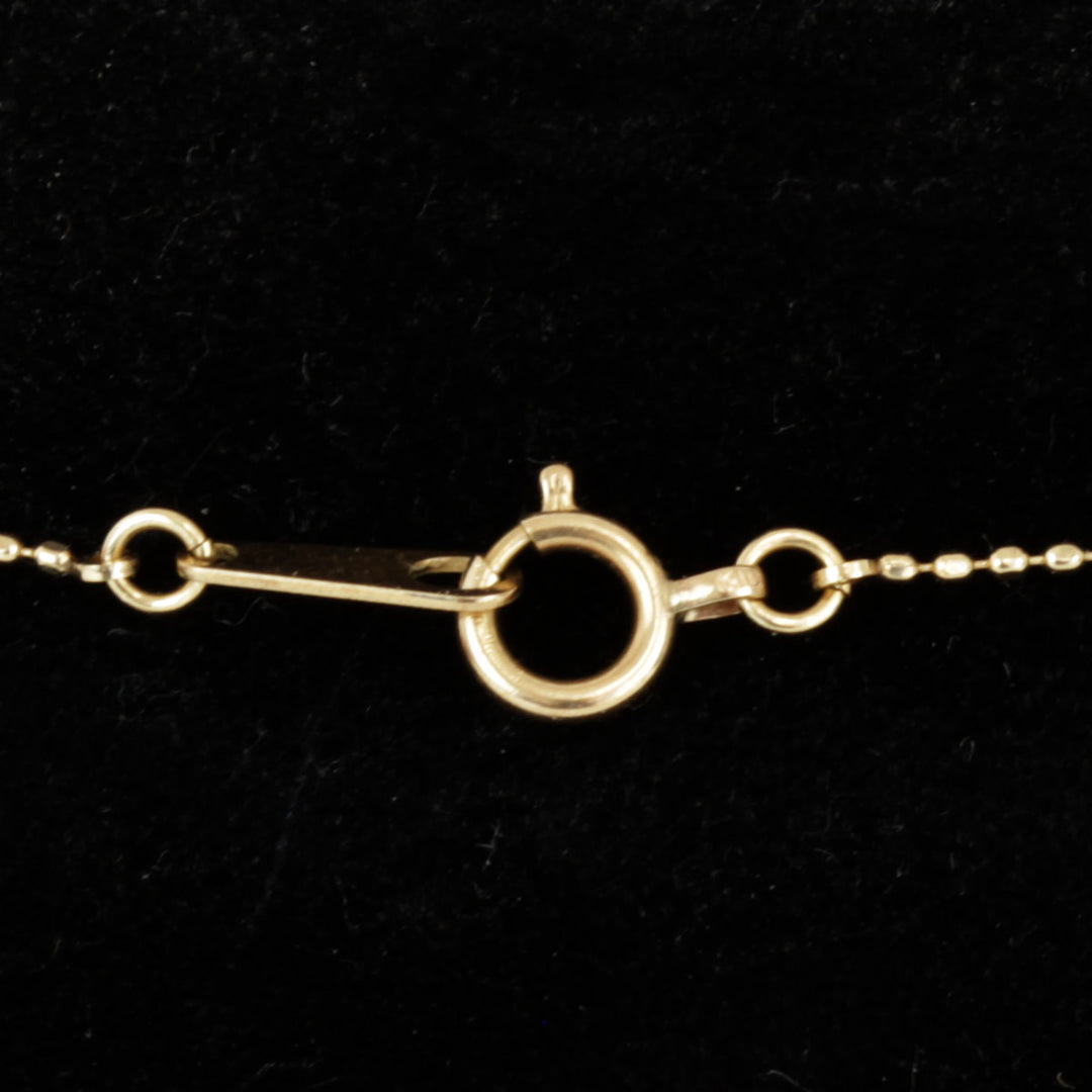 美品『USED』 K10 
 ハート ネックレス
 1.2g