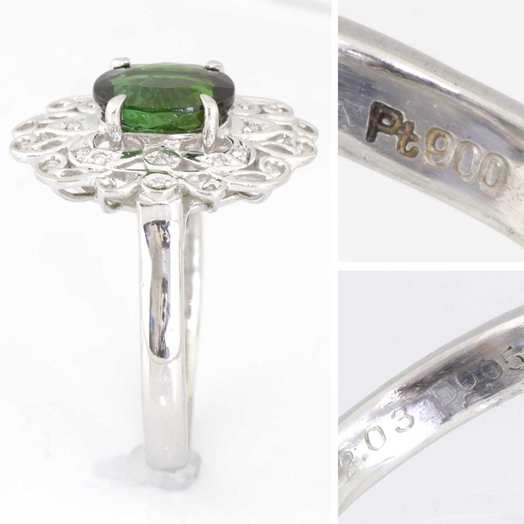 美品『USED』 Pt900 
リング・指輪
 トルマリン 2.03 7.8g