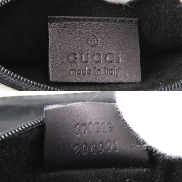 『USED』 
GUCCI グッチ 
 101919・204991 トートバッグ 
レザー ブラック
