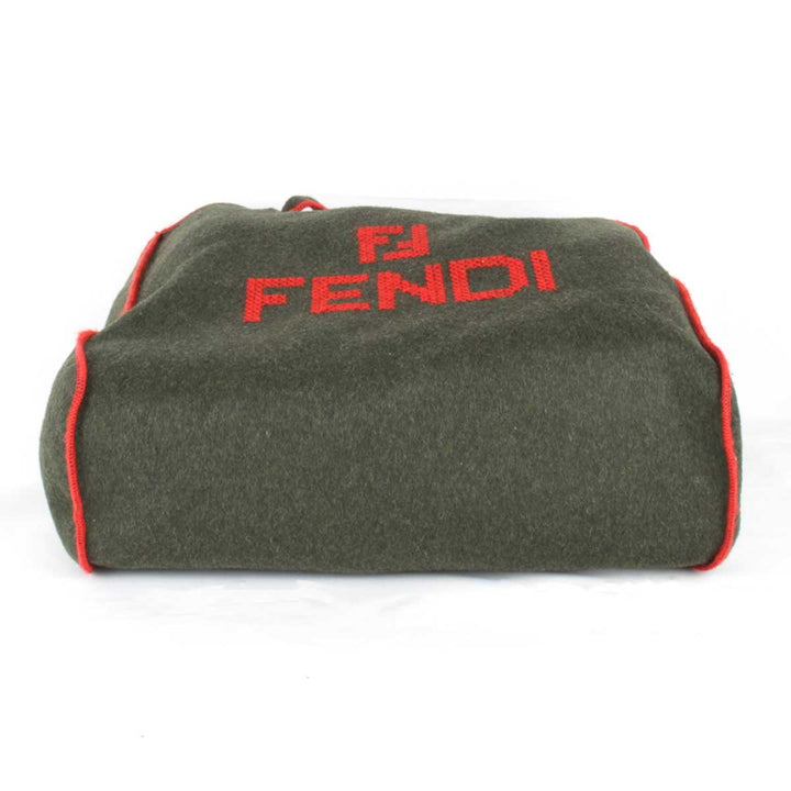 『USED』 
FENDI フェンディ 
 トートバッグ 
フェルト カーキ