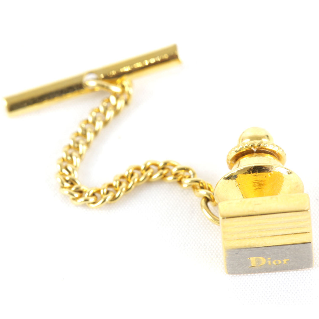 『USED』 
Christian Dior クリスチャンディオール 
 カフス・タイタックセット カフス 
メタル シルバーカラー×ゴールドカラー