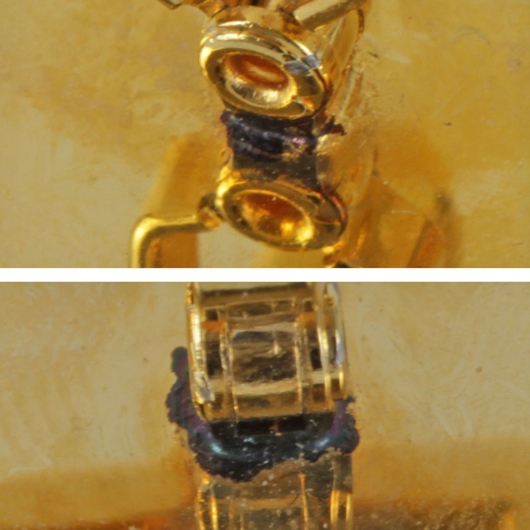 『USED』 
Christian Dior クリスチャンディオール 
 カフス・タイタックセット カフス 
メタル シルバーカラー×ゴールドカラー