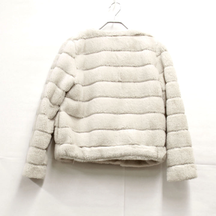 『USED』 
 
 Maglie par ef-de ノーカラージャケット 
ポリエステル ベージュ