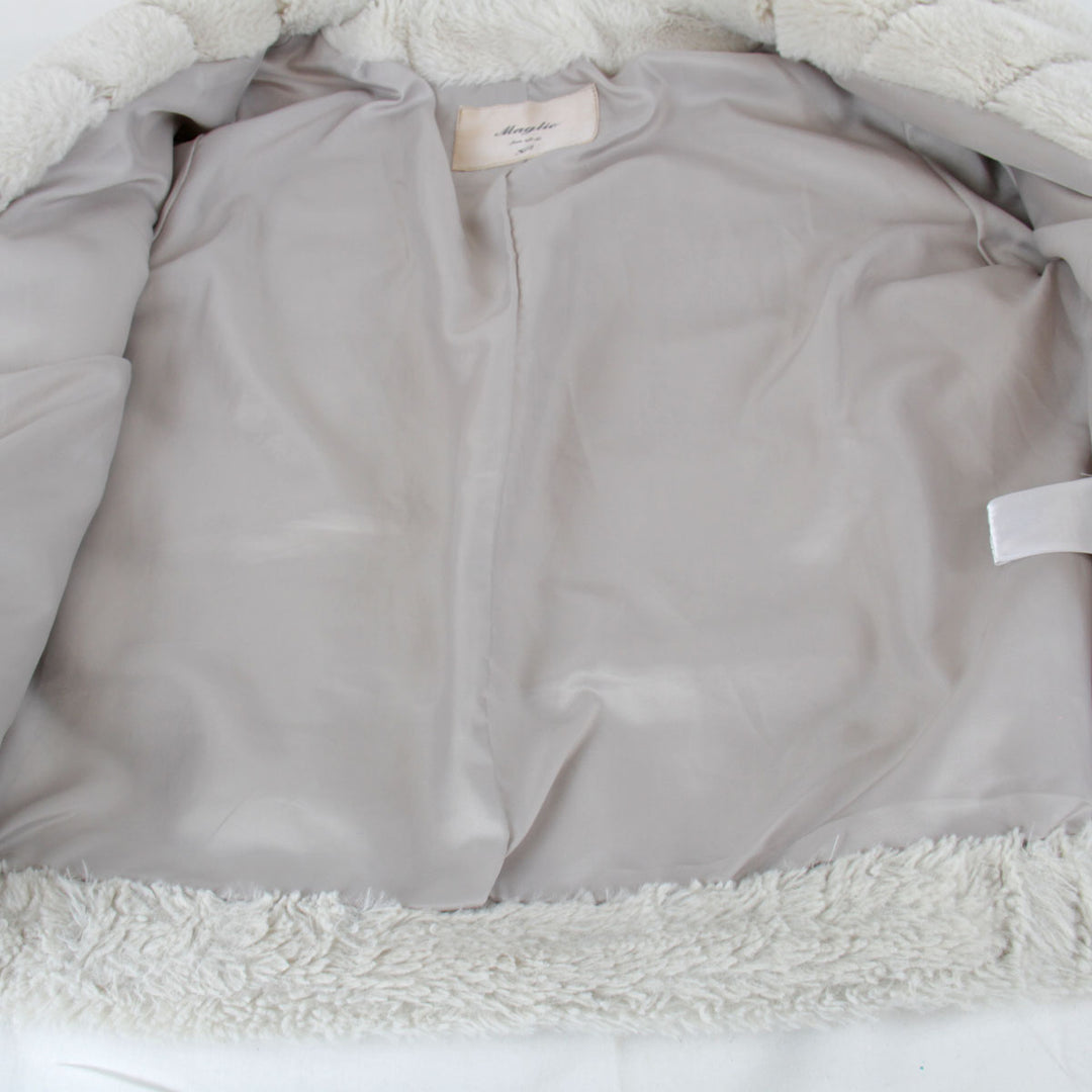 『USED』 
 
 Maglie par ef-de ノーカラージャケット 
ポリエステル ベージュ