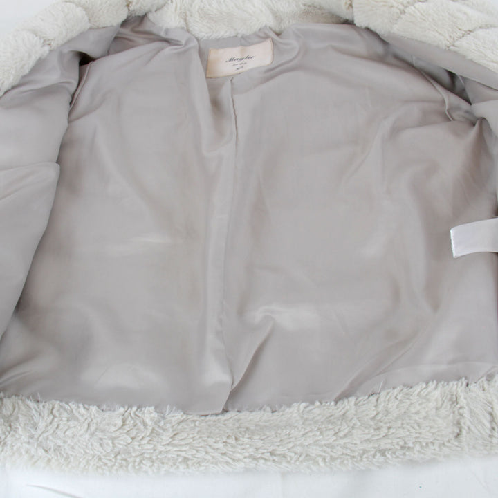 『USED』 
 
 Maglie par ef-de ノーカラージャケット 
ポリエステル ベージュ