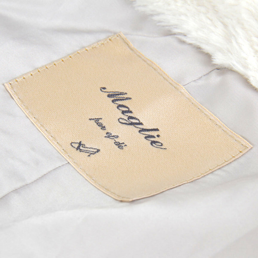 『USED』 
 
 Maglie par ef-de ノーカラージャケット 
ポリエステル ベージュ