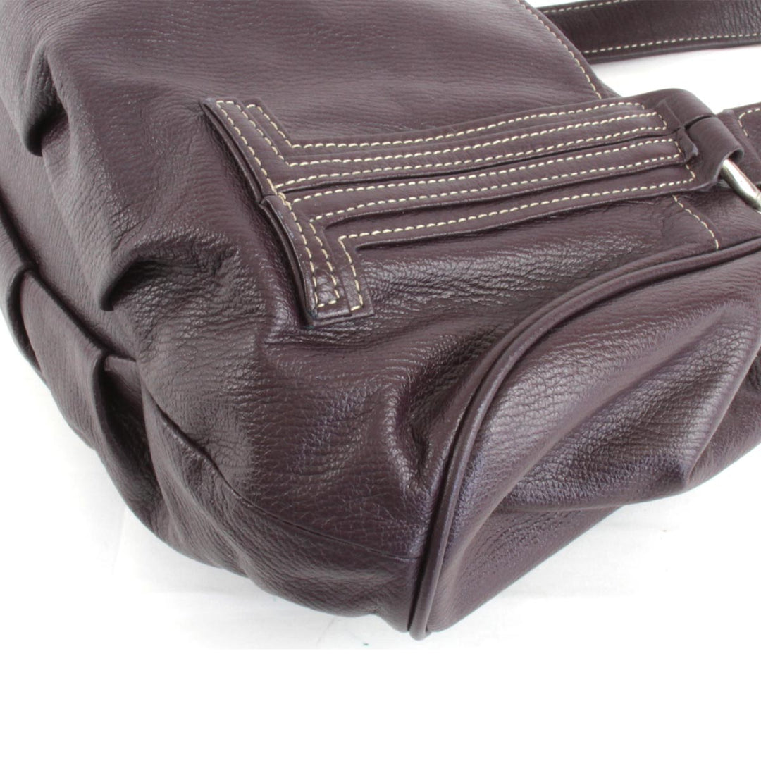 『USED』 
LANVIN ランバン 
 ハンドバッグ 
レザー パープル