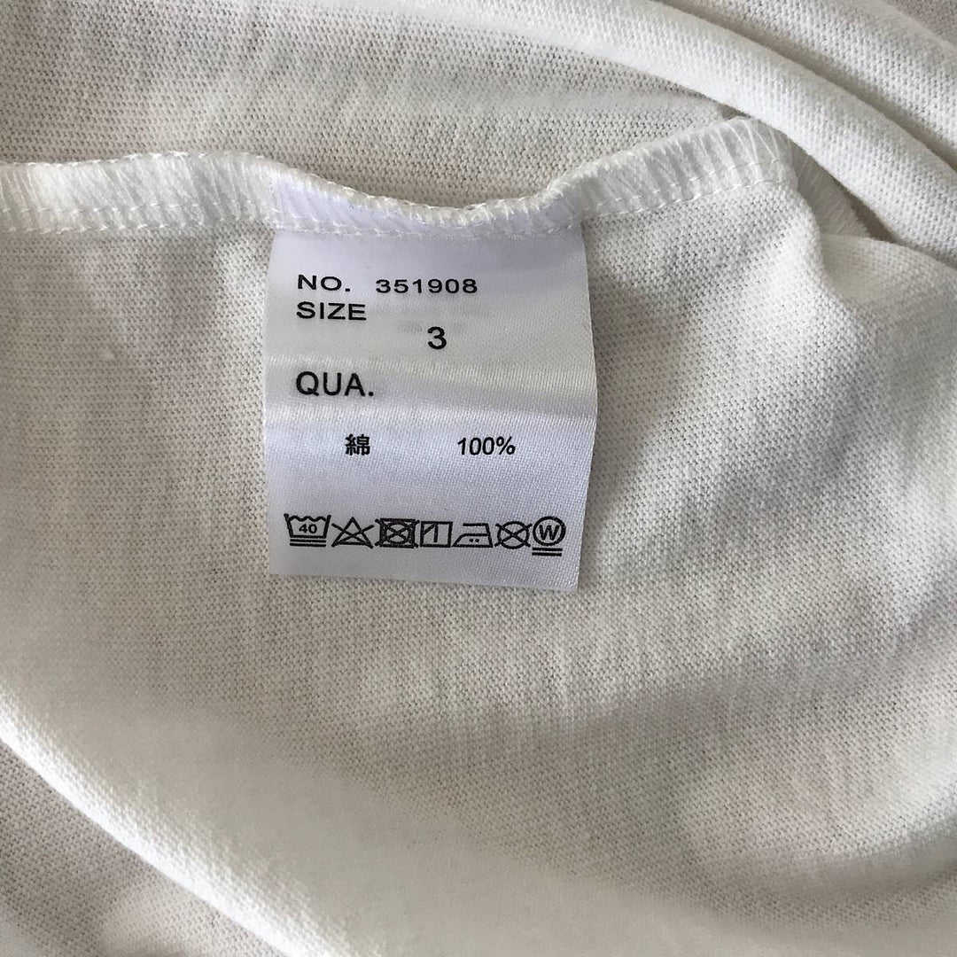 『USED』 
 
 go slow caravan ゴースローキャラバン 探検ネコ Tシャツ サイズ3 半袖Ｔシャツ 
コットン ホワイト系