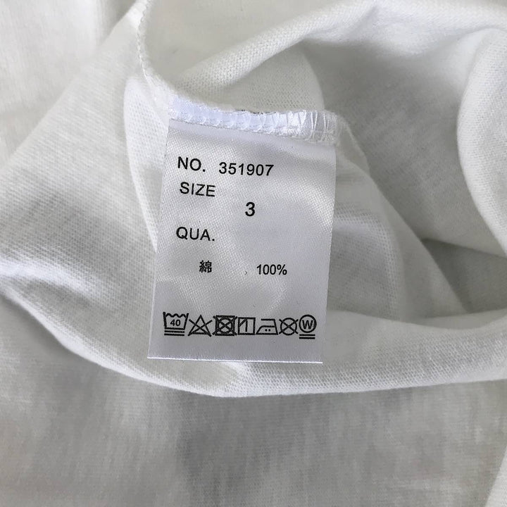 『USED』 
 
 go slow caravan ゴースローキャラバン 探検クマ Tシャツ サイズ3 半袖Ｔシャツ 
コットン ホワイト系