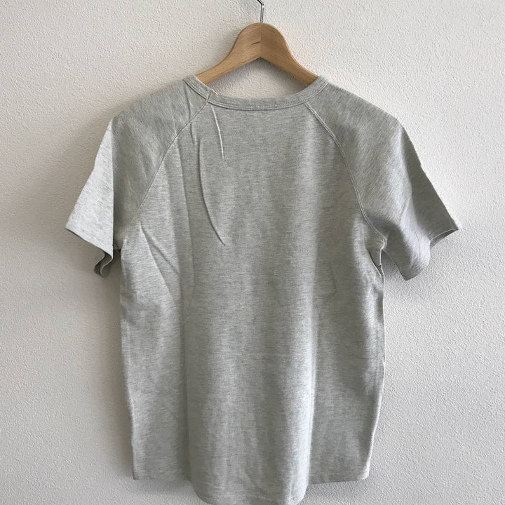 『USED』 
 
 go slow caravan ゴースローキャラバン DJクマ 鹿の子 サイズ1 半袖Ｔシャツ 
コットン グレー系