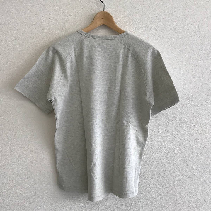 『USED』 
 
 go slow caravan ゴースローキャラバン 寿司ネコ 鹿の子 サイズ3 半袖Ｔシャツ 
コットン グレー
