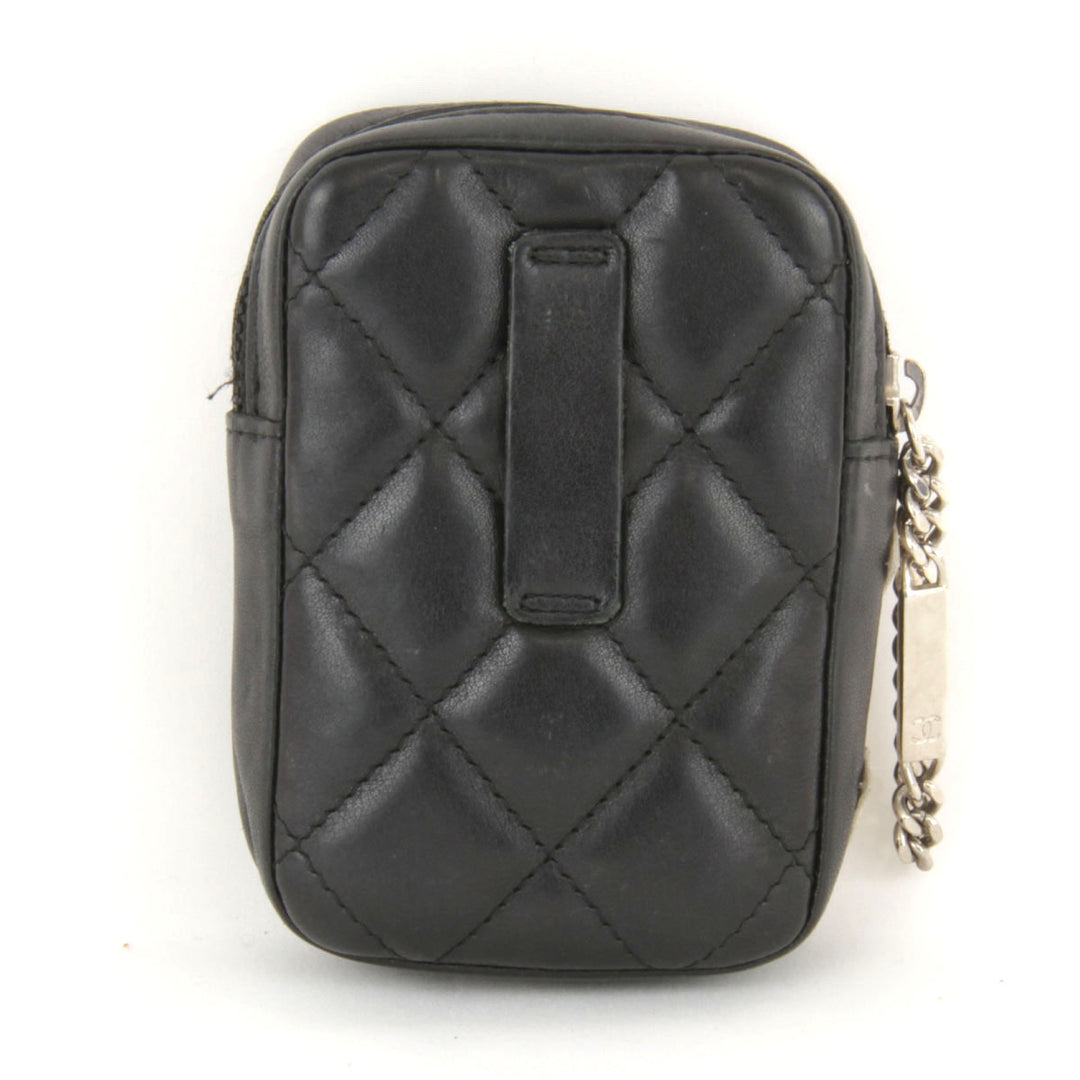『USED』 
CHANEL シャネル 
 カンボンライン シガレットケース 
ラムスキン ブラック