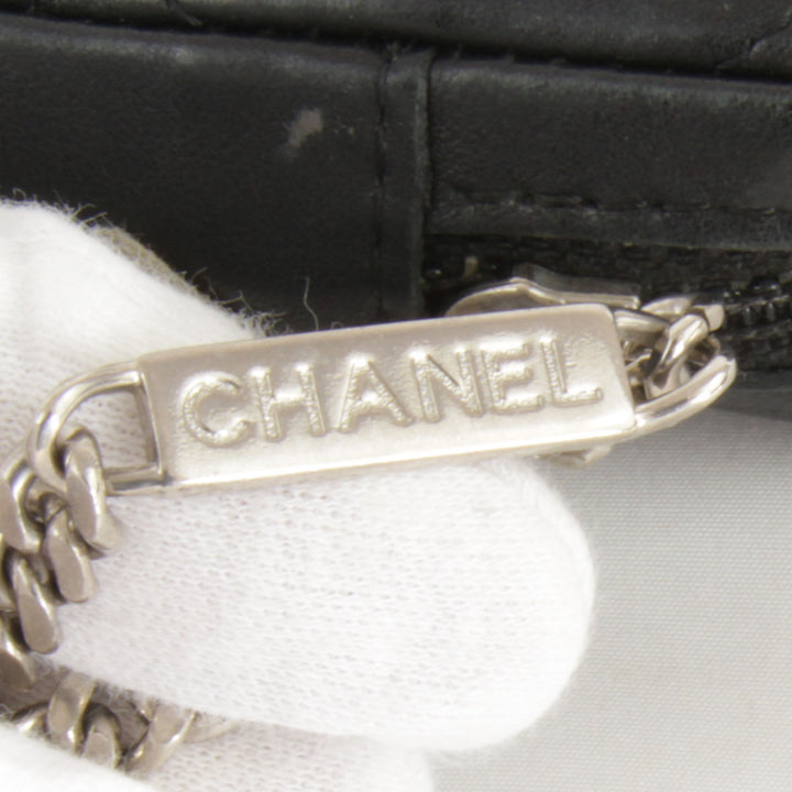 『USED』 
CHANEL シャネル 
 カンボンライン シガレットケース 
ラムスキン ブラック