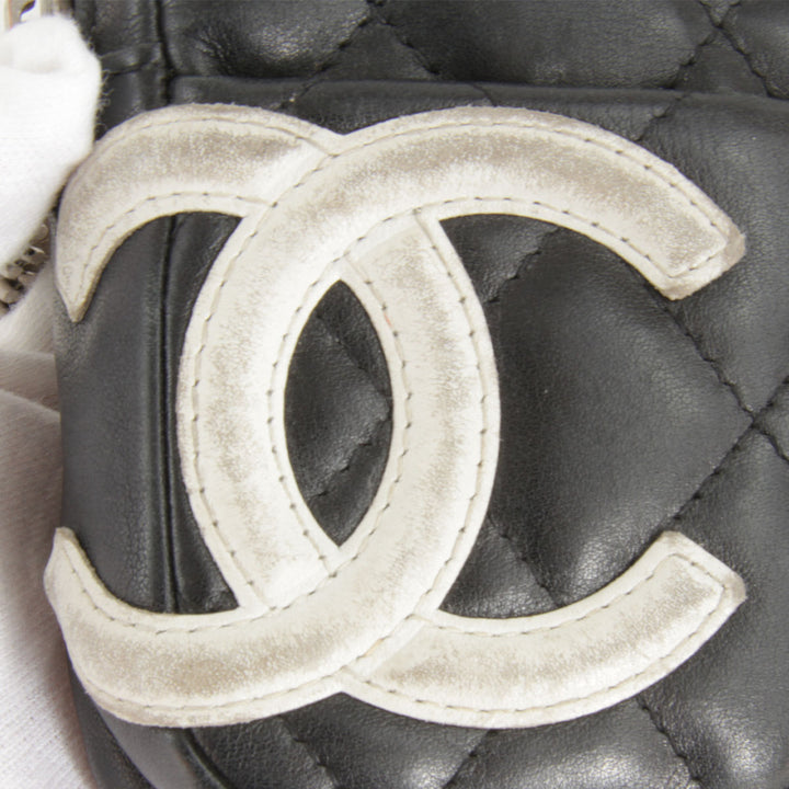 『USED』 
CHANEL シャネル 
 カンボンライン シガレットケース 
ラムスキン ブラック