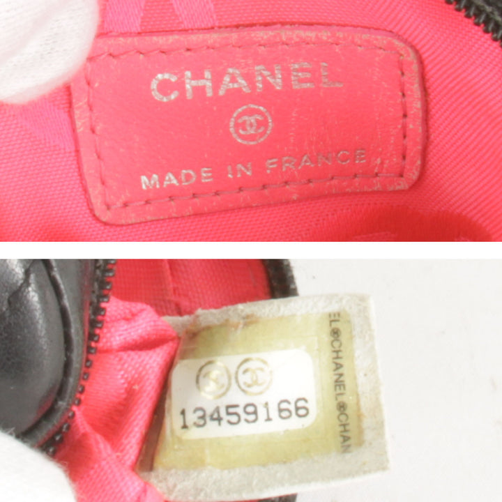 『USED』 
CHANEL シャネル 
 カンボンライン シガレットケース 
ラムスキン ブラック