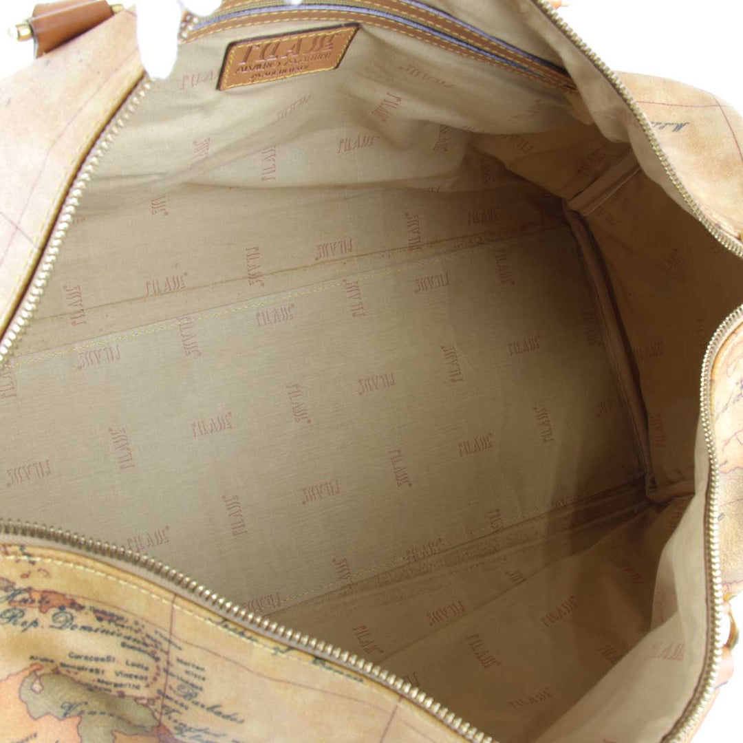 良品『USED』 
PRIMA CLASSE プリマクラッセ 
 ボストンバッグ 
PVC キャメル