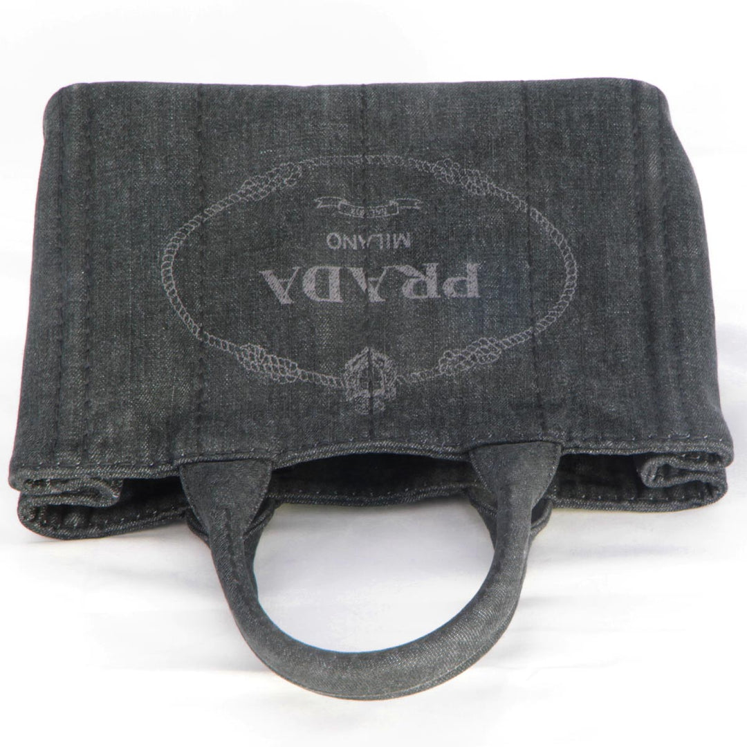 美品『USED』 
PRADA プラダ 
 ハンドバッグ 
デニム