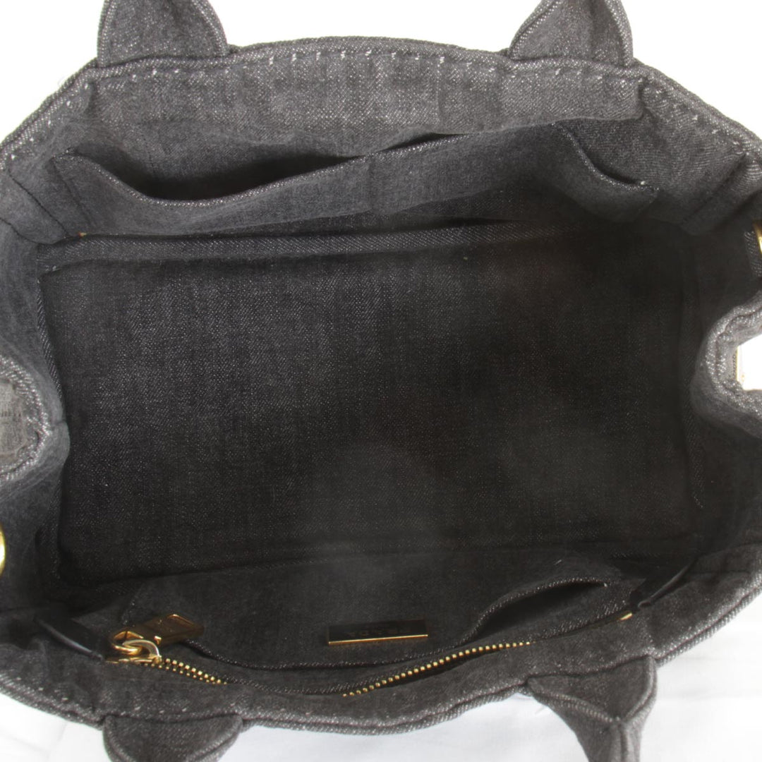 美品『USED』 
PRADA プラダ 
 ハンドバッグ 
デニム