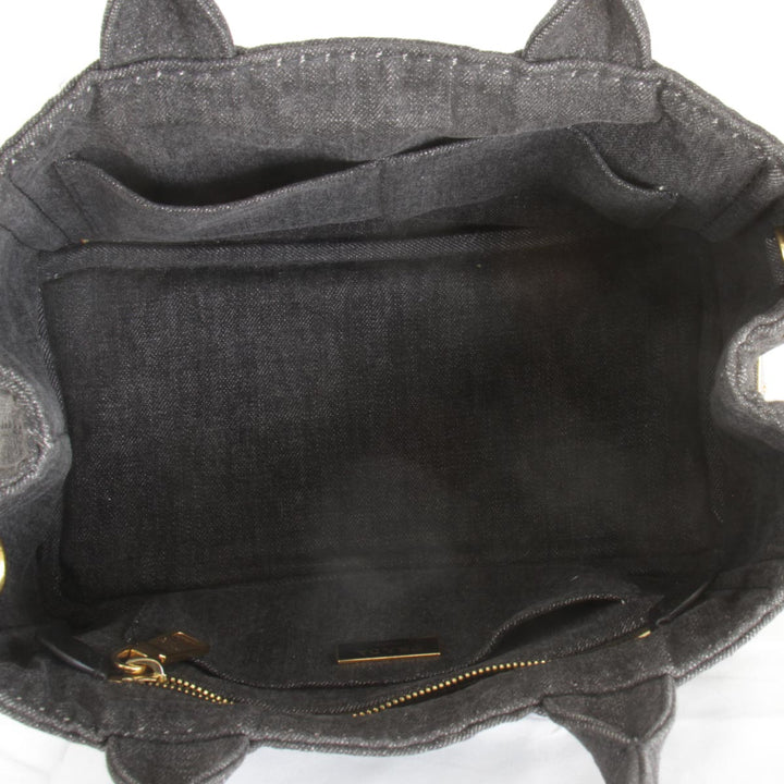 美品『USED』 
PRADA プラダ 
 ハンドバッグ 
デニム