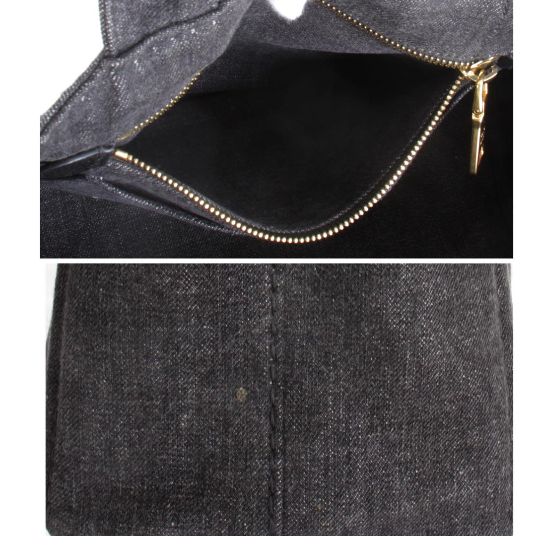 美品『USED』 
PRADA プラダ 
 ハンドバッグ 
デニム