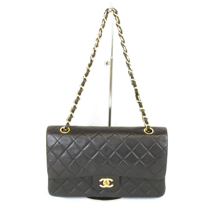『USED』 
CHANEL シャネル 
 マトラッセ チェーンショルダー 2598308 ショルダーバッグ 
ラムスキン ブラック