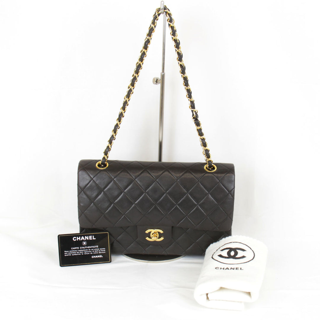 『USED』 
CHANEL シャネル 
 マトラッセ チェーンショルダー 2598308 ショルダーバッグ 
ラムスキン ブラック