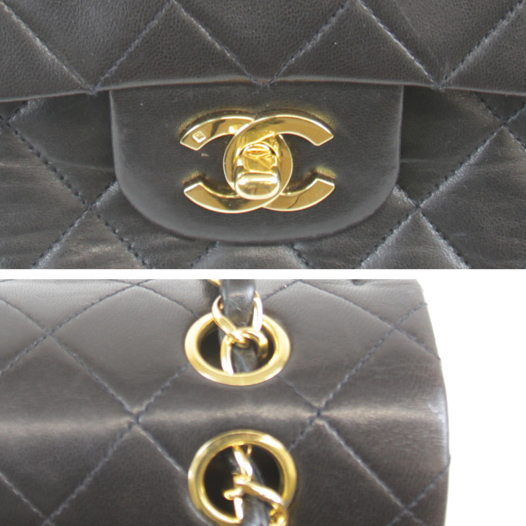 『USED』 
CHANEL シャネル 
 マトラッセ チェーンショルダー 2598308 ショルダーバッグ 
ラムスキン ブラック