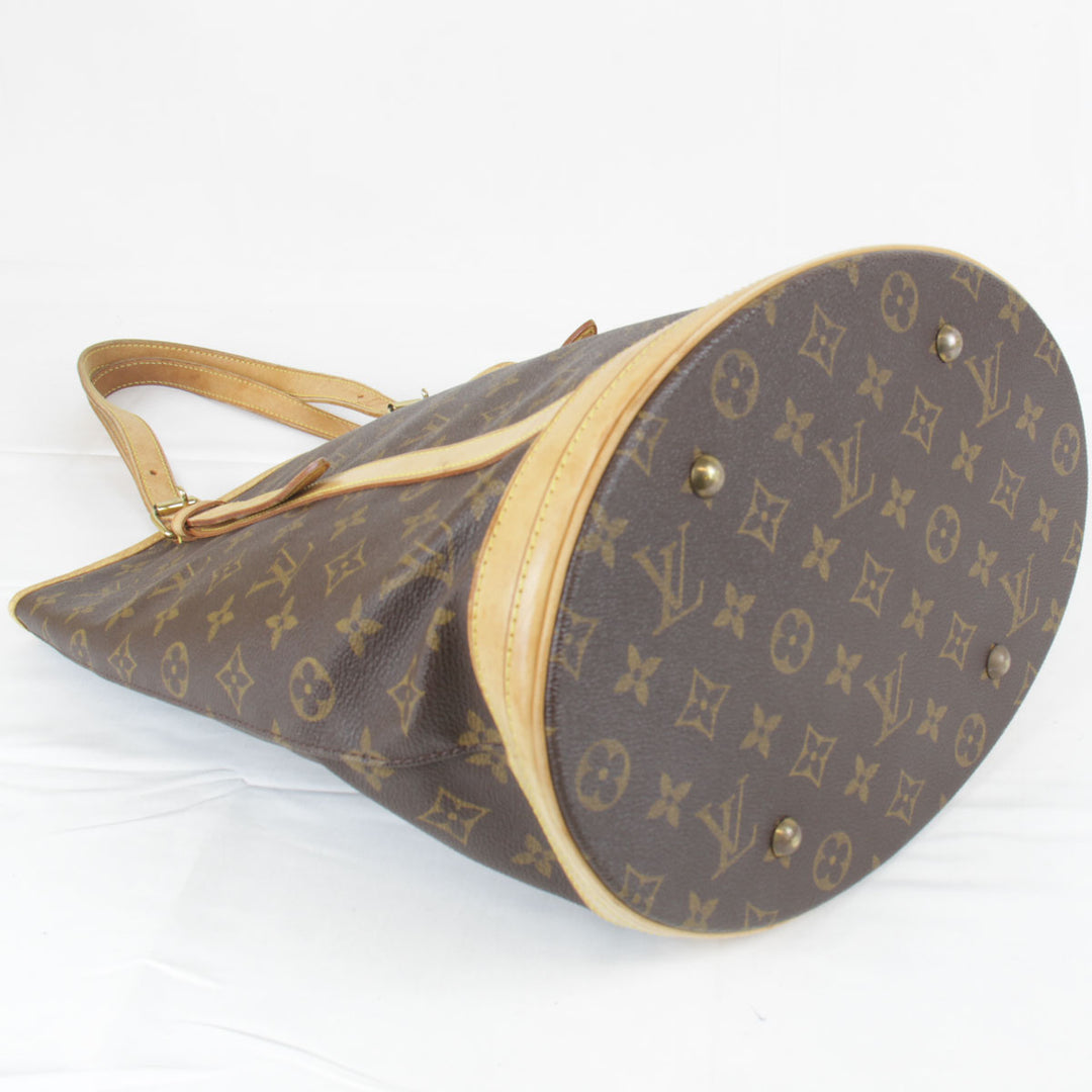 『USED』 
LOUIS VUITTON ルイ・ヴィトン 
 バケットGM M42236 トートバッグ 
モノグラムキャンバス モノグラム