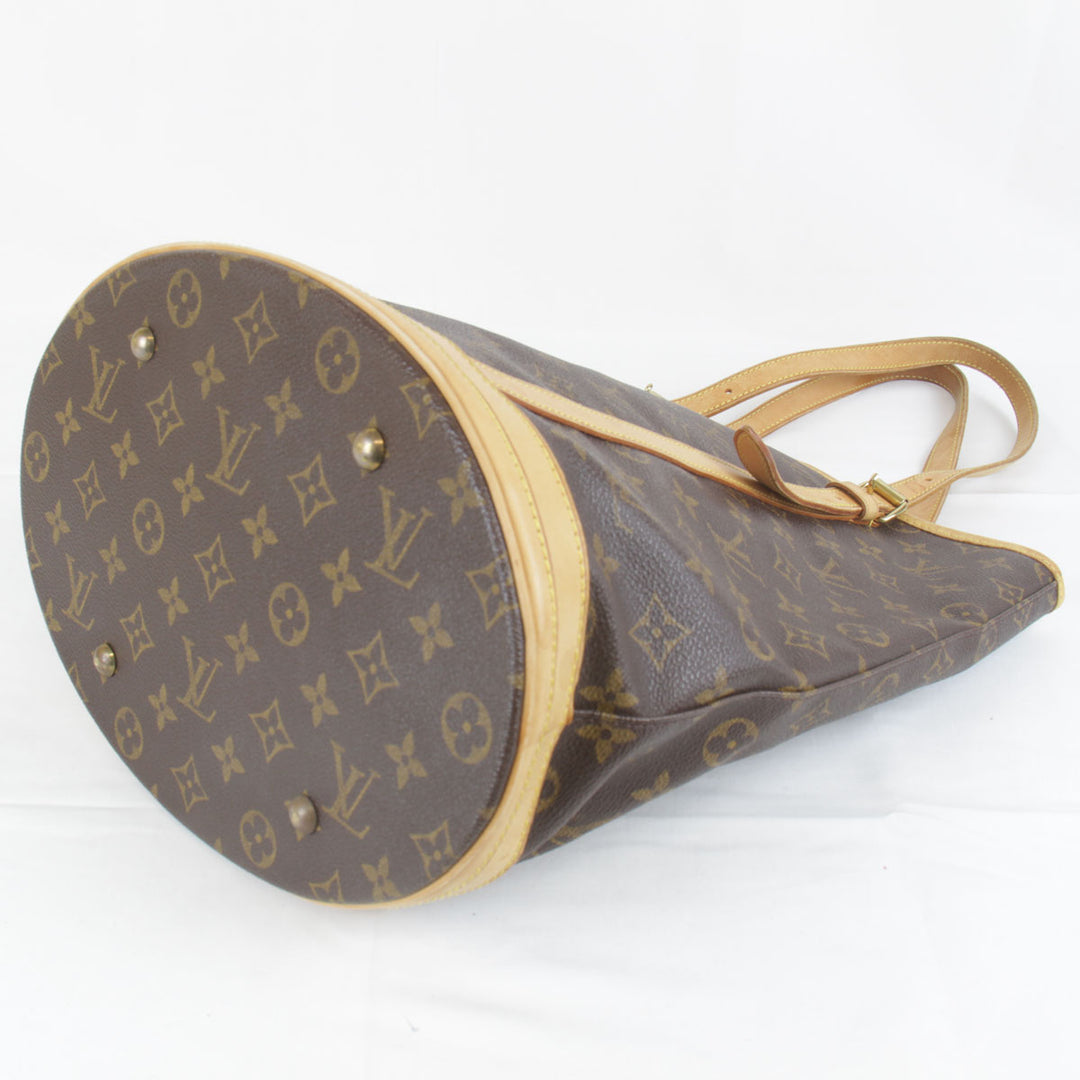 『USED』 
LOUIS VUITTON ルイ・ヴィトン 
 バケットGM M42236 トートバッグ 
モノグラムキャンバス モノグラム