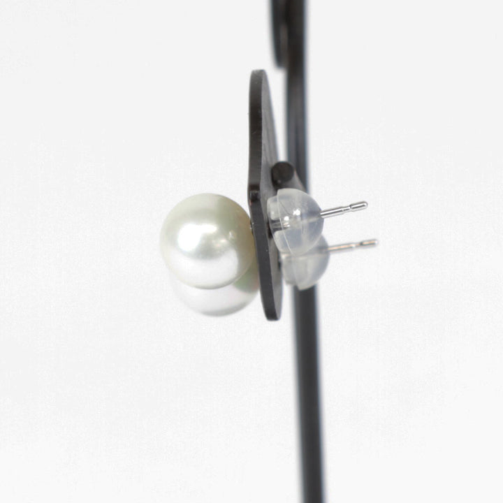 美品『USED』 K14ホワイトゴールド/パール  
ピアス
 1.5g