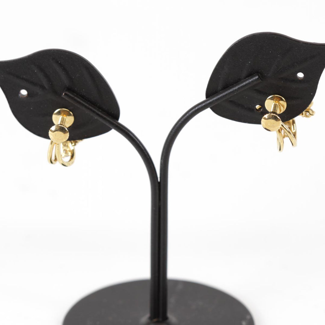 美品『USED』 K18/ダイヤモンド  
 フラワーイヤリング イヤリング
 5g