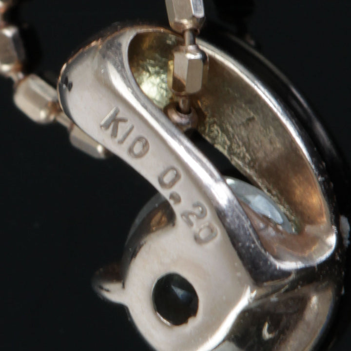 美品『USED』 K10PG/K10  /ダイヤモンド 
ネックレス
 ダイヤモンド 0.20 1.1g