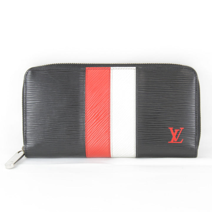 美品『USED』 
LOUIS VUITTON ルイ・ヴィトン 
 エピ・ジッピーウォレット(2018製) M62983 長財布 
エピレザー ブラック/レッド/ホワイト