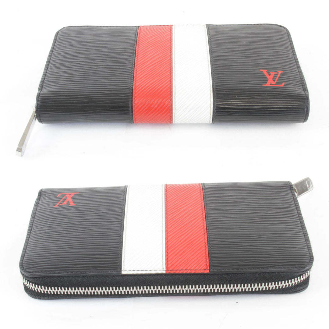美品『USED』 
LOUIS VUITTON ルイ・ヴィトン 
 エピ・ジッピーウォレット(2018製) M62983 長財布 
エピレザー ブラック/レッド/ホワイト