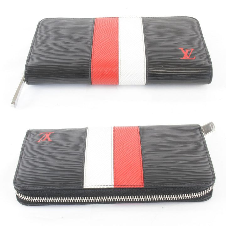 美品『USED』 
LOUIS VUITTON ルイ・ヴィトン 
 エピ・ジッピーウォレット(2018製) M62983 長財布 
エピレザー ブラック/レッド/ホワイト
