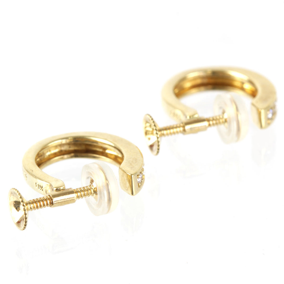 良品『USED』 K18 
イヤリング
 ダイヤモンド 0.05 5.0g