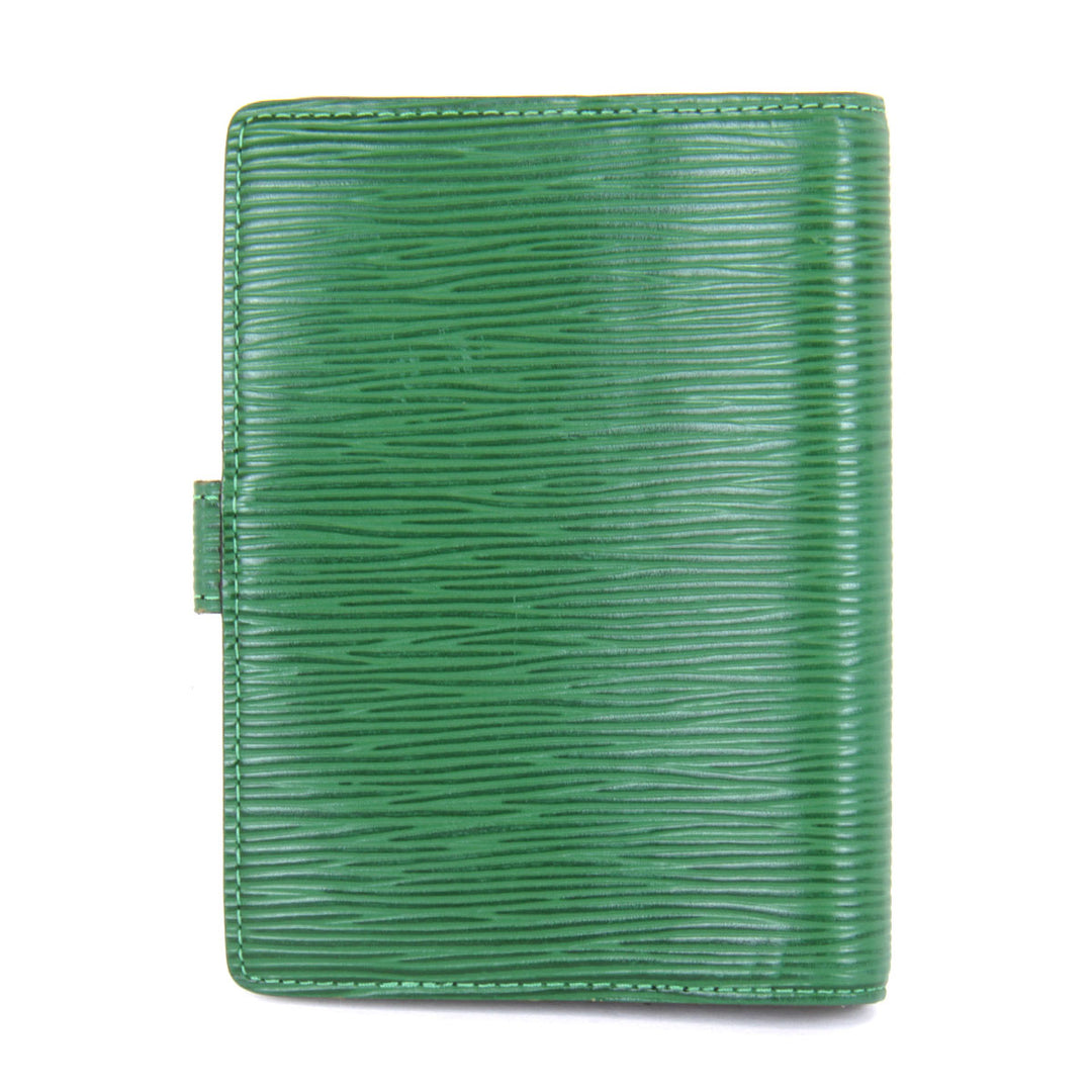 『USED』 
LOUIS VUITTON ルイ・ヴィトン 
 アジェンダPM R20054 手帳 
エピレザー ボルネオグリーン