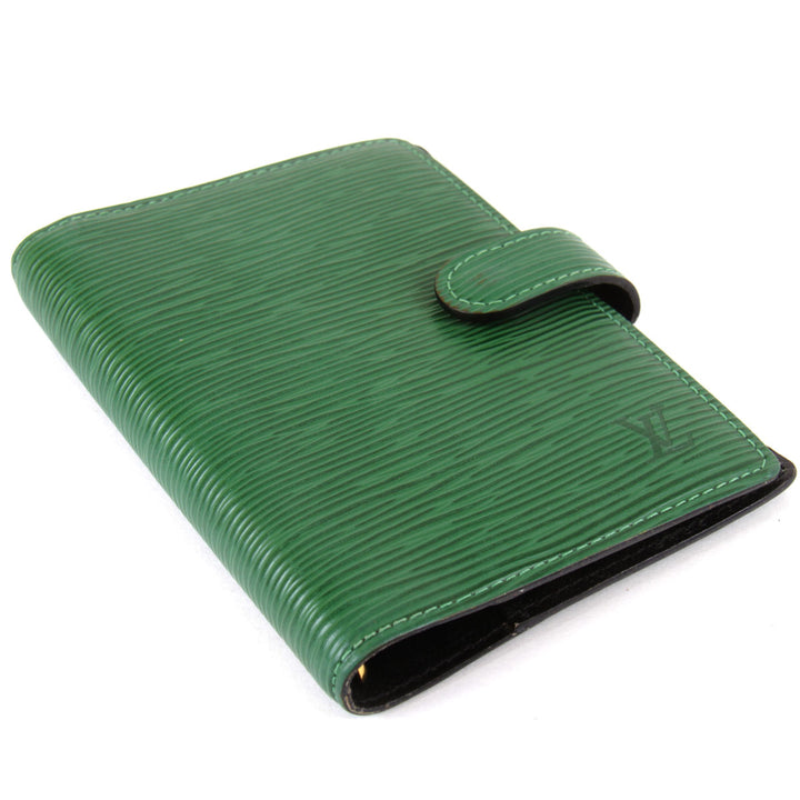『USED』 
LOUIS VUITTON ルイ・ヴィトン 
 アジェンダPM R20054 手帳 
エピレザー ボルネオグリーン