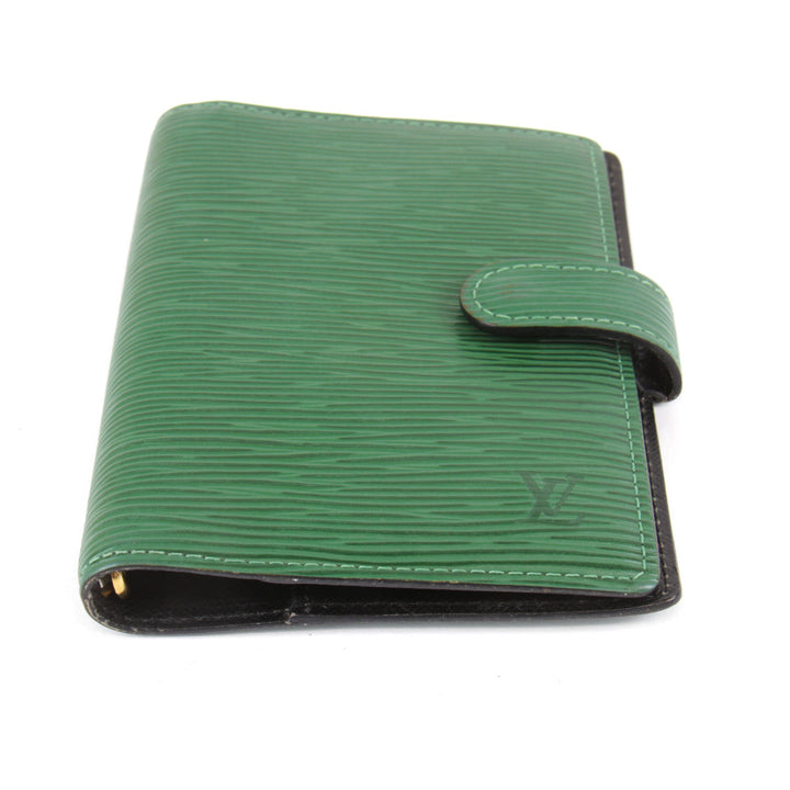 『USED』 
LOUIS VUITTON ルイ・ヴィトン 
 アジェンダPM R20054 手帳 
エピレザー ボルネオグリーン