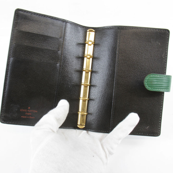 『USED』 
LOUIS VUITTON ルイ・ヴィトン 
 アジェンダPM R20054 手帳 
エピレザー ボルネオグリーン