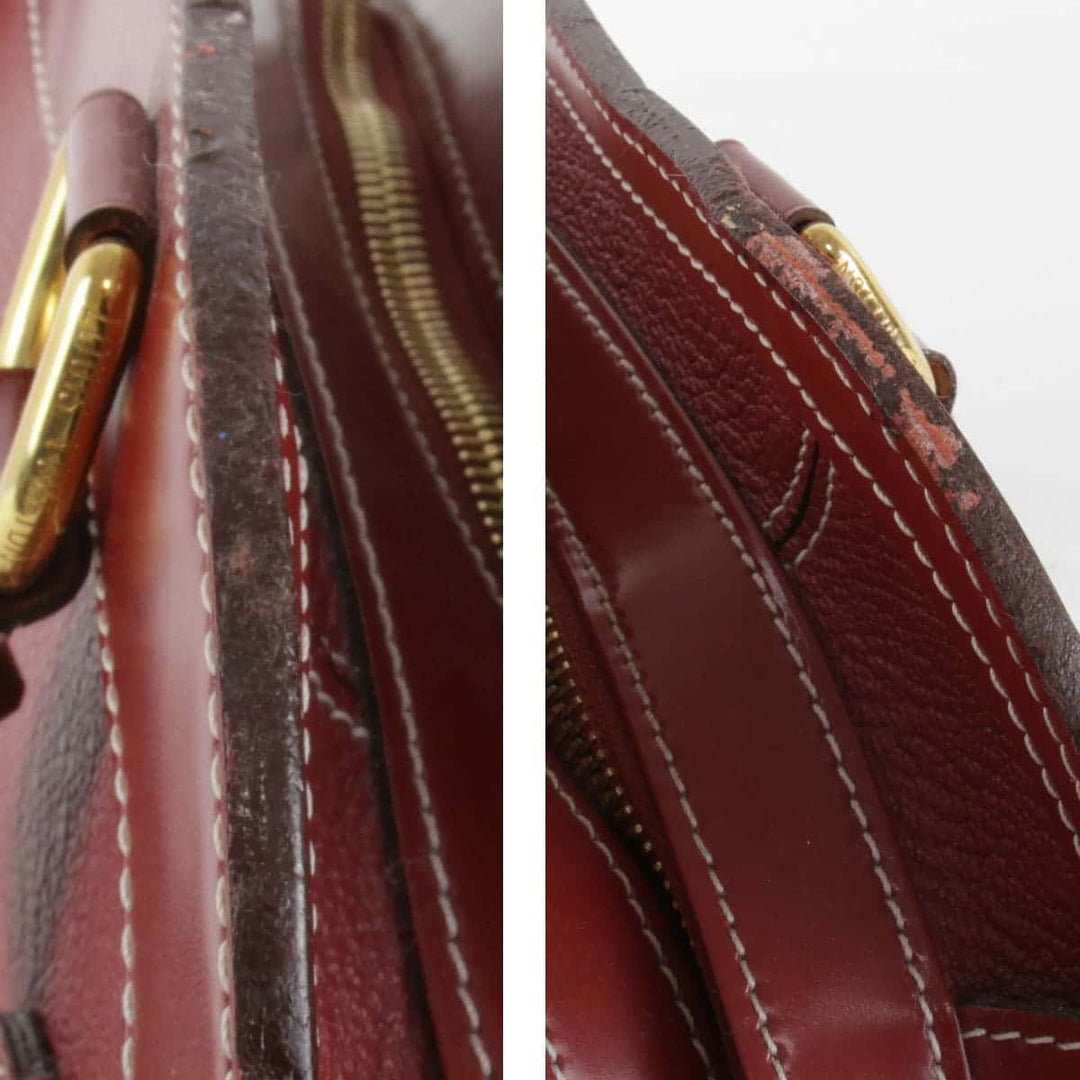 『USED』 
LOUIS VUITTON ルイ・ヴィトン 
 ル・ラディウ M95866 ハンドバッグ 
スハリ・レザー ワインレッド
