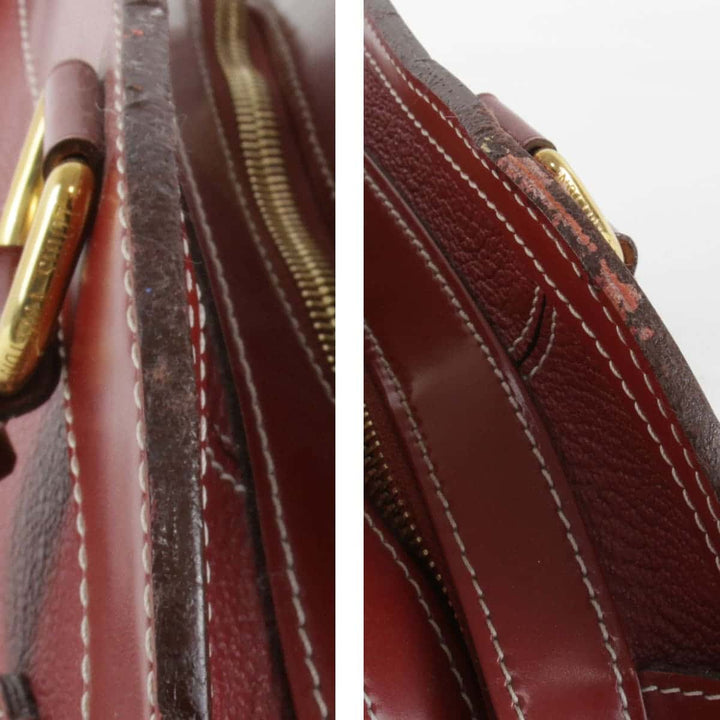 『USED』 
LOUIS VUITTON ルイ・ヴィトン 
 ル・ラディウ M95866 ハンドバッグ 
スハリ・レザー ワインレッド