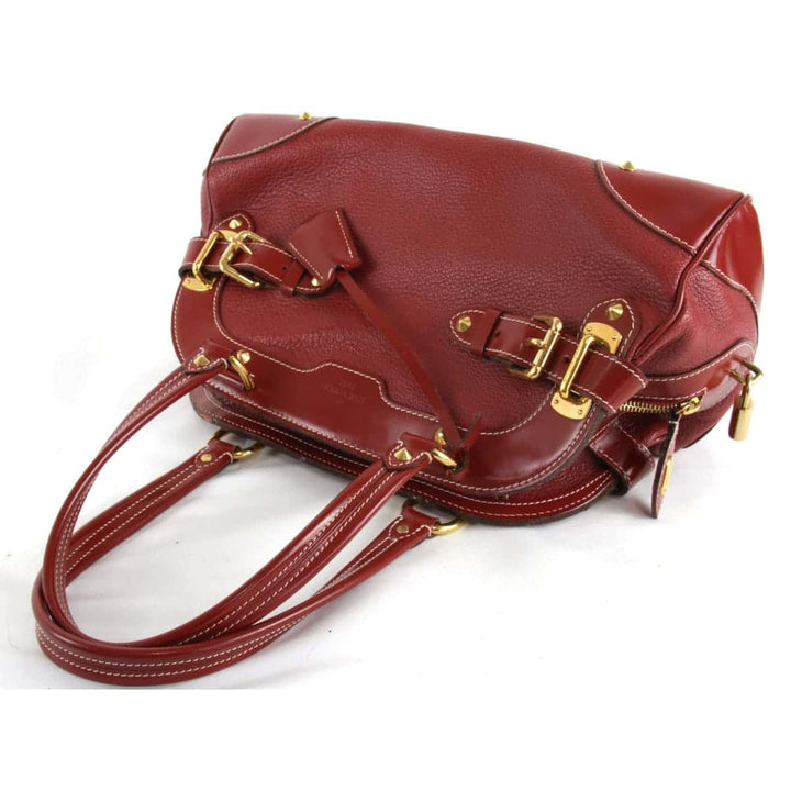 『USED』 
LOUIS VUITTON ルイ・ヴィトン 
 ル・ラディウ M95866 ハンドバッグ 
スハリ・レザー ワインレッド